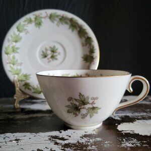 Vintage Franconia Krautheim "Sycamore" Cup and Saucer Set Selb Bavaria Germany